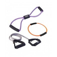 Набор для фитнеса эспандер трубчастый с ручками эспандер восьмерка О-образный эспандер LiveUp LS3211 Набор для фитнеса эспандер трубчастый с ручками эспандер восьмерка О-образный эспандер LiveUp LS3211