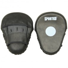 Лапы боксерские кожаные "Яблоко" кожаные Sportko ПК-5 Лапы боксерские кожаные "Яблоко" кожаные Sportko ПК-5