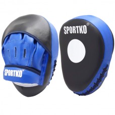 Лапы боксёрские Яблоко Sportko ПД6 синие Лапы боксёрские Яблоко Sportko ПД6 синие