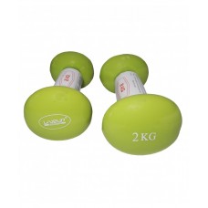 Гантели пара LiveUp VINYL DUMBBELL EGG HEAD-2*2KG LS2001-2 Гантели пара LiveUp VINYL DUMBBELL EGG HEAD-2*2KG LS2001-2