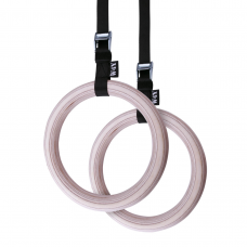 Кольца гимнастические деревянные для Crossfit Way4you Кольца гимнастические деревянные для Crossfit Way4you