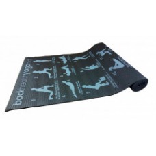 Гимнастический коврик йога мат MS 1845 4 мм Черный Гимнастический коврик йога мат MS 1845 4 мм Черный