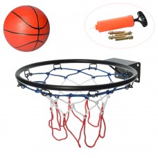 Детское баскетбольное кольцо(металл) с мячем и насосом M 5965 Детское баскетбольное кольцо(металл) с мячем и насосом M 5965