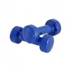 Виниловые гантели 0,5 кг синие (пара) Profi Виниловые гантели 0,5 кг синие (пара) Profi