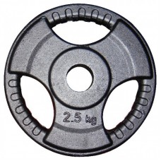 Диск для штанги 2.5 кг д31мм трехлепестковый Диск для штанги 2.5 кг д31мм трехлепестковый