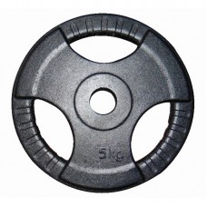 Диск для штанги 5 кг д31мм трехлепестковый Диск для штанги 5 кг д31мм трехлепестковый