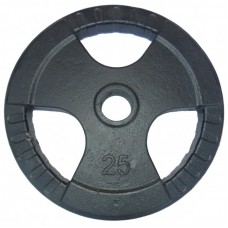 Диск для штанги 25 кг д31мм трехлепестковый Диск для штанги 25 кг д31мм трехлепестковый
