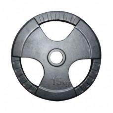 Диск для штанги 15 кг д51мм трехлепестковый Диск для штанги 15 кг д51мм трехлепестковый