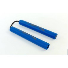 Нунчаки тренировочные соединенные шнуром Синие Нунчаки тренировочные соединенные шнуром Синие