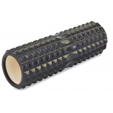 Массажный ролик (роллер, валик) для йоги SportReal Черный Массажный ролик (роллер, валик) для йоги SportReal Черный