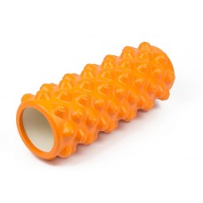 Фактурный и жесткий массажный валик (ролик) SportReal Оранжевый Фактурный и жесткий массажный валик (ролик) SportReal Оранжевый