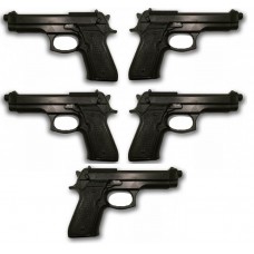 Комплект Пистолетов резиновых для тренировок 10 шт Комплект Пистолетов резиновых для тренировок 10 шт