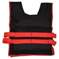 Жилет утяжелительный Champion 8 кг черно-красный, фиксированный вес Жилет утяжелительный Champion 8 кг черно-красный, фиксированный вес