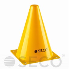 Тренировочный конус SECO 18 см желтого цвета Тренировочный конус SECO 18 см желтого цвета