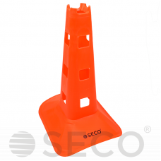 Тренировочный конус с отверстиями SECO 38 см оранжевого цвета Тренировочный конус с отверстиями SECO 38 см оранжевого цвета