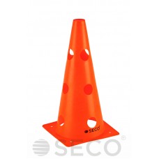 Тренировочный конус с отверстиями SECO 32 см оранжевого цвета Тренировочный конус с отверстиями SECO 32 см оранжевого цвета