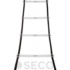 Тренировочная лестница координационная для бега SECO 16 ступеней 8 м белого цвета Тренировочная лестница координационная для бега SECO 16 ступеней 8 м белого цвета