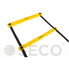 Тренировочная лестница координационная для бега SECO 8 ступеней 4 м желтого цвета Тренировочная лестница координационная для бега SECO 8 ступеней 4 м желтого цвета